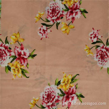 Four Way Spandex Rose Print